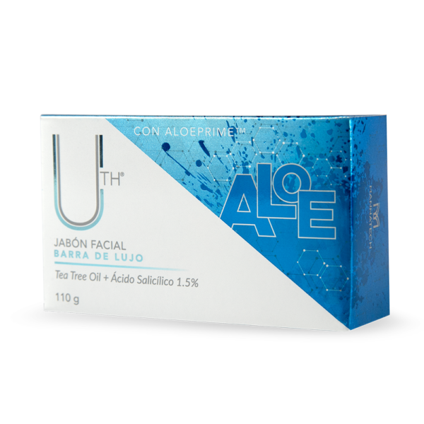 UTH Jabón Facial Barra de Lujo con AloePrime™