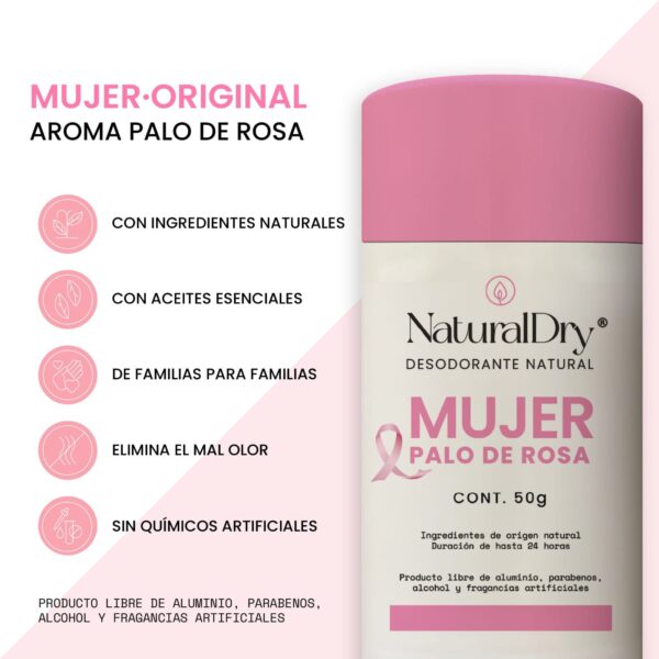 Desodorantes naturales marca Natural Dry WOMAN